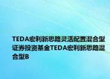 TEDA宏利新思路灵活配置混合型证券投资基金TEDA宏利新思路混合型B