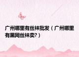 广州哪里有丝袜批发（广州哪里有黑网丝袜卖?）