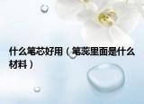 什么笔芯好用（笔蕊里面是什么材料）