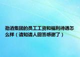 劲酒集团的员工工资和福利待遇怎么样（请知请人回答感谢了）