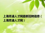 上海青浦人才网最新招聘信息（上海青浦人才网）