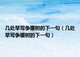 几处早莺争暖树的下一句（几处早莺争暖树的下一句）
