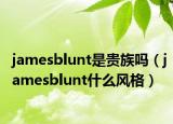 jamesblunt是贵族吗（jamesblunt什么风格）