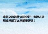 泰坦之旅选什么职业好（泰坦之旅职业搭配怎么搭配更好玩）