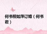 何书桓如萍订婚（何书君）