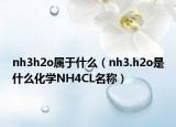 nh3h2o属于什么（nh3.h2o是什么化学NH4CL名称）