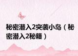 秘密潜入2突袭小岛（秘密潜入2秘籍）