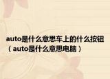 auto是什么意思车上的什么按钮（auto是什么意思电脑）