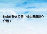 钟山在什么位置（钟山是哪简介介绍）