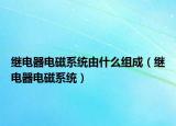 继电器电磁系统由什么组成（继电器电磁系统）