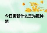 今日更新什么是光腿神器