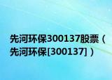 先河环保300137股票（先河环保[300137]）