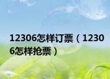 12306怎样订票（12306怎样抢票）