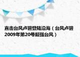 直击台风卢碧登陆沿海（台风卢碧 2009年第20号超强台风）