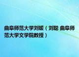 曲阜师范大学刘媛（刘聪 曲阜师范大学文学院教授）