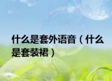 什么是套外语音（什么是套装裙）