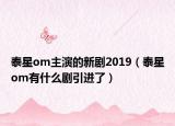 泰星om主演的新剧2019（泰星om有什么剧引进了）