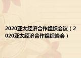 2020亚太经济合作组织会议（2020亚太经济合作组织峰会）