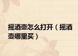 摇酒壶怎么打开（摇酒壶哪里买）
