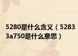 5280是什么含义（52833a750是什么意思）