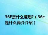 36E是什么意思?（36e是什么简介介绍）
