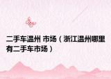 二手车温州 市场（浙江温州哪里有二手车市场）
