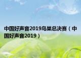 中国好声音2019鸟巢总决赛（中国好声音2019）