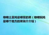 咖喱土豆鸡是哪里的菜（咖喱焖鸡是哪个地方的菜简介介绍）