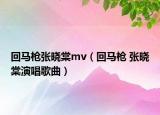 回马枪张晓棠mv（回马枪 张晓棠演唱歌曲）