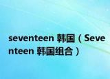 seventeen 韩国（Seventeen 韩国组合）