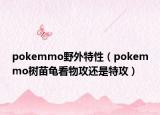 pokemmo野外特性（pokemmo树苗龟看物攻还是特攻）