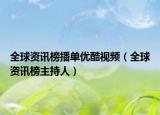全球资讯榜播单优酷视频（全球资讯榜主持人）