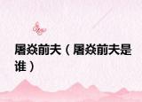屠焱前夫（屠焱前夫是谁）