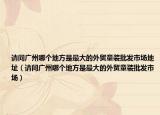 请问广州哪个地方是最大的外贸童装批发市场地址（请问广州哪个地方是最大的外贸童装批发市场）