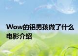 Wow的铝男孩做了什么电影介绍