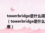 towerbridge是什么词（towerbridge是什么意）