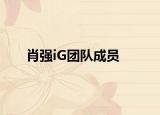 肖强iG团队成员