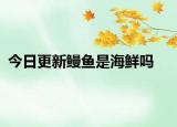 今日更新鳗鱼是海鲜吗