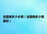 全国有多少乡镇（全国有多少唐嘉欣）