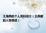 王海燕的个人资料简介（王燕娜的人物事迹）