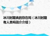 冰川时期真的存在吗（冰川时期有人类吗简介介绍）