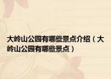 大岭山公园有哪些景点介绍（大岭山公园有哪些景点）