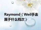 Raymond（Weil手表属于什么档次）