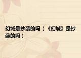 幻城是抄袭的吗（《幻城》是抄袭的吗）