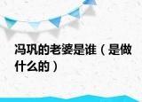 冯巩的老婆是谁（是做什么的）