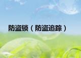 防盗锁（防盗追踪）