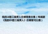 我的id是江南美人在哪里看全集（电视剧《我的ID是江南美人》在哪里可以看）