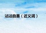 沾沾自喜（近义词）
