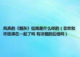 风弄的《烟灰》结局是什么样的（非欢和许掠涛在一起了吗 有详细的后续吗）