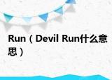 Run（Devil Run什么意思）